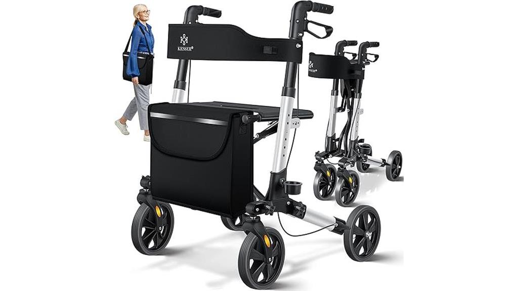 kesser aluminium rollator set review