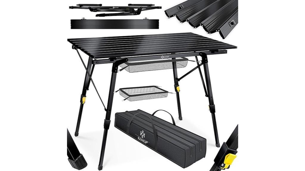 kesser camping folding table