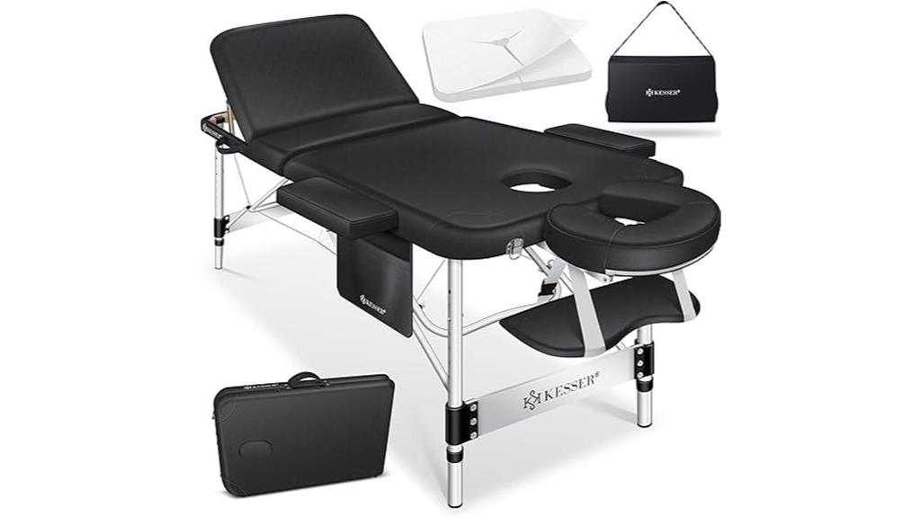 kesser mobile massage table review