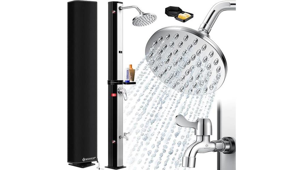 kesser solar dusche sommermust have