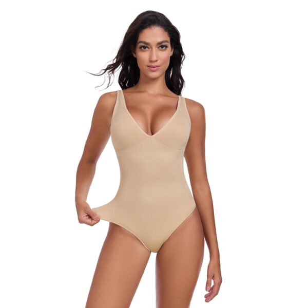 KESSER Damen Body Shaper Rückenfrei Bauchweg Nahtlos Figurformend