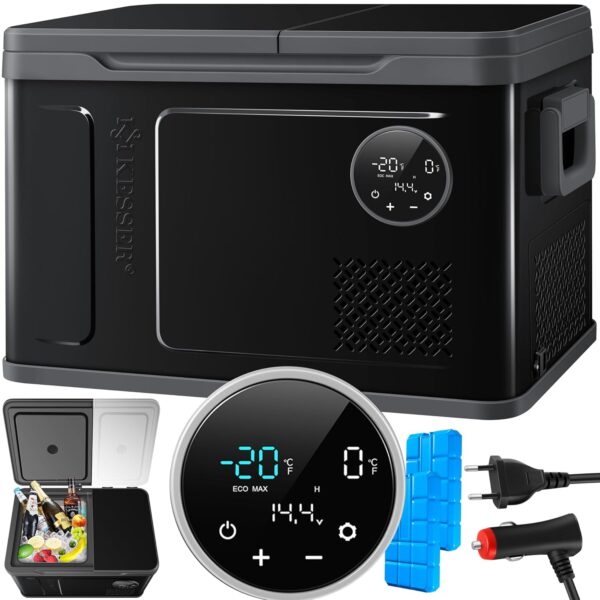 **KESSER® Kompressor Kühlbox 2in1 – Kühl & Gefrier bis -20 °C, LED‑Touch**
