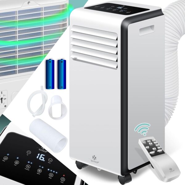 KESSER® Mobile Klimaanlage 4in1 – 9000 BTU, Fernbedienung, Timer, Nachtmodus