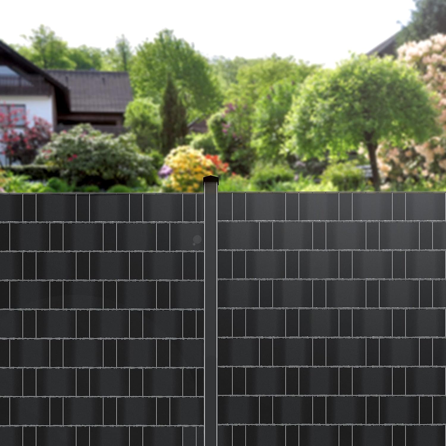 KESSER® PVC Sichtschutzrolle 35 m × 19 cm, blickdicht, wetter- & windfest