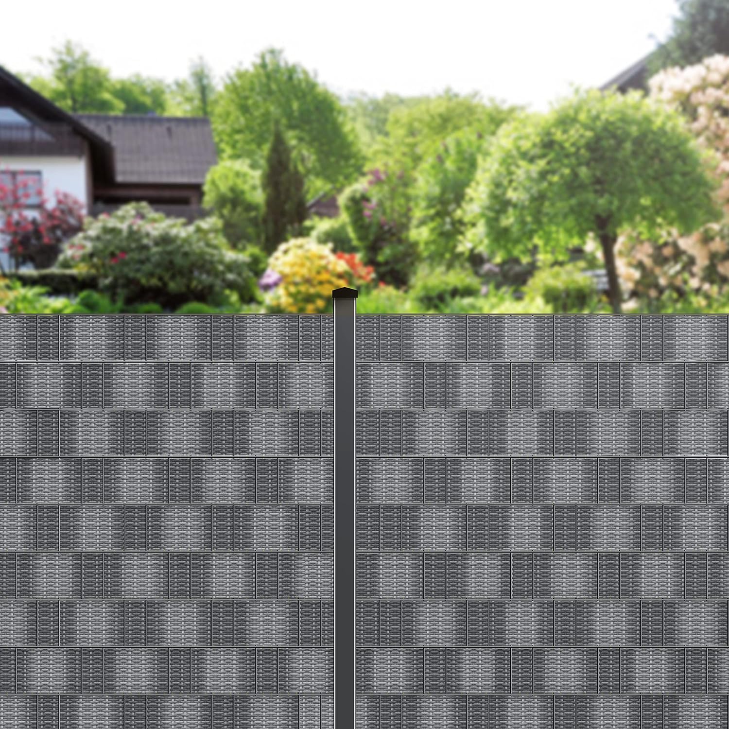 KESSER® PVC Sichtschutzrolle 35 m × 19 cm, blickdicht, wetter- & windfest