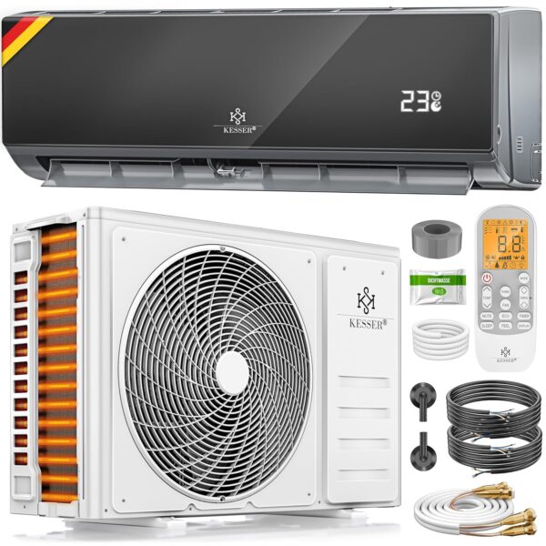 KESSER Split Klimaanlage 12000 BTU WiFi & App, Heizfunktion, R32