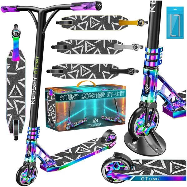 KESSER Stunt Scooter 360° Lenkung ABEC‑9 Kugellager 110 mm PU‑Räder